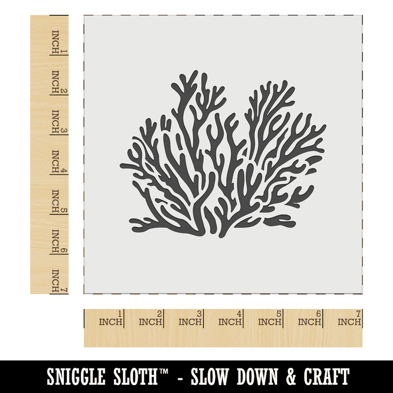 Coral Reef Ocean Wall Cookie DIY Craft Reusable Stencil