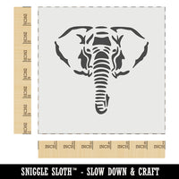 Elephant Face Wall Cookie DIY Craft Reusable Stencil