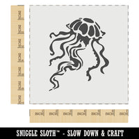 Elegant Compass Jellyfish Floating in the Ocean Wall Cookie DIY Craft Reusable Stencil