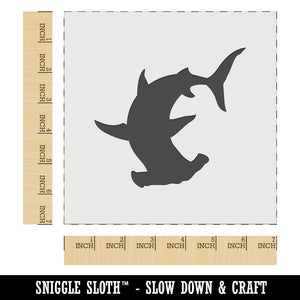 Hammerhead Shark Silhouette Wall Cookie DIY Craft Reusable Stencil