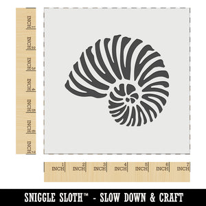 Nautilus Beach Sea Shell Wall Cookie DIY Craft Reusable Stencil