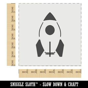Rocket Space Ship Wall Cookie DIY Craft Reusable Stencil