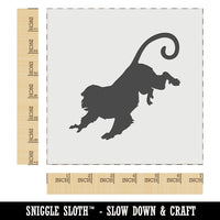 Running Monkey with Long Tail Wall Cookie DIY Craft Reusable Stencil