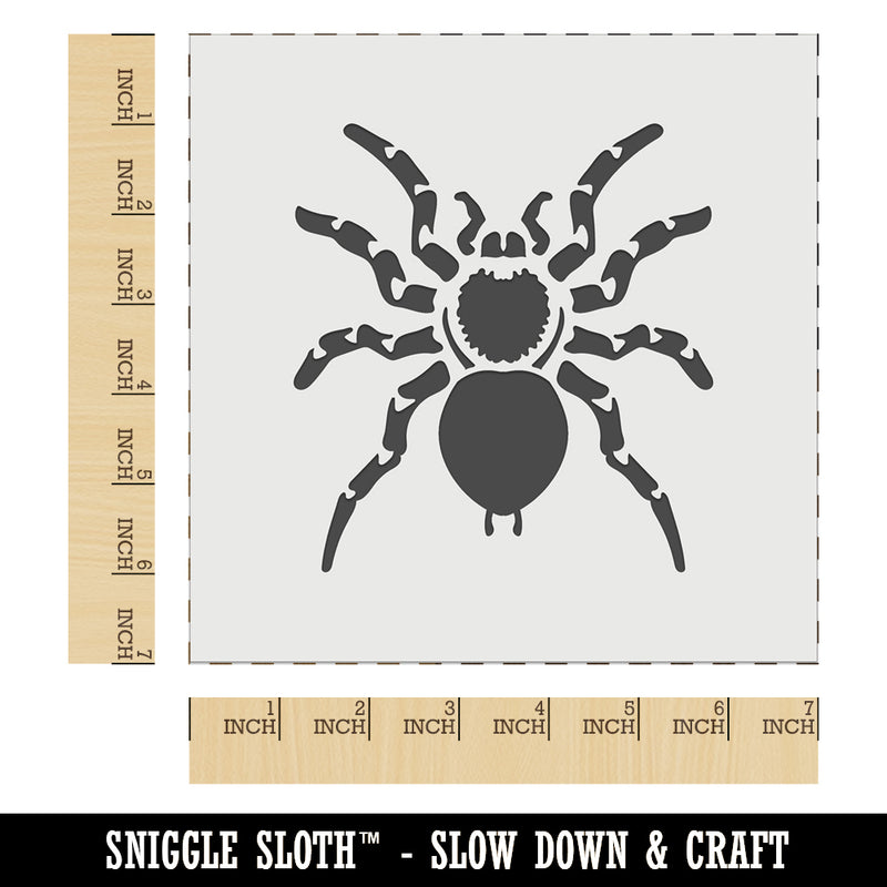 Tarantula Spider Arachnid Bug Wall Cookie DIY Craft Reusable Stencil