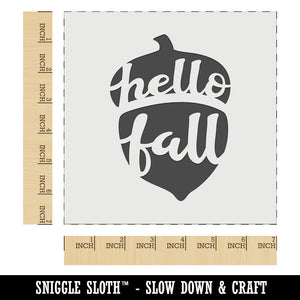 Hello Fall Acorn Wall Cookie DIY Craft Reusable Stencil