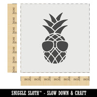 Pineapple Wearing Sunglasses Wall Cookie DIY Craft Reusable Stencil