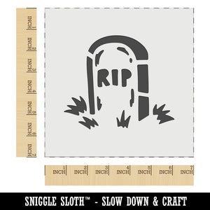 RIP Headstone Gravestone Tombstone Halloween Wall Cookie DIY Craft Reusable Stencil