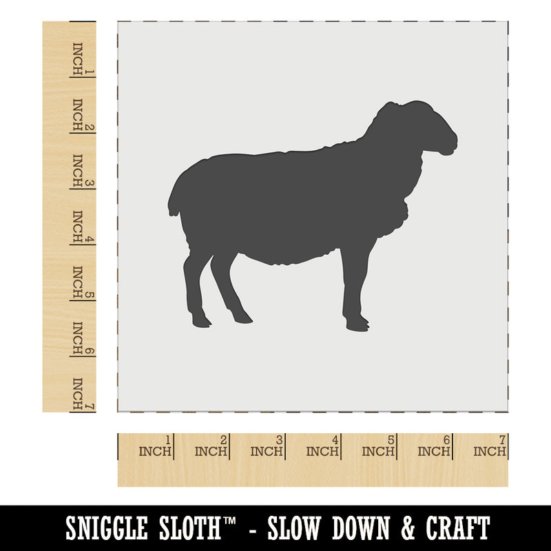 Solid Sheep Farm Animal Wall Cookie DIY Craft Reusable Stencil