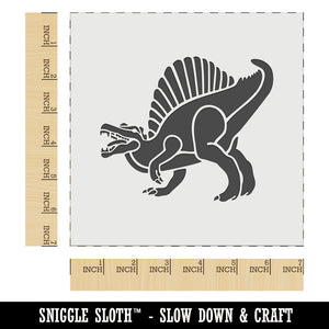 Spinosaurus Dinosaur Wall Cookie DIY Craft Reusable Stencil