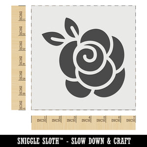 Rounded Rose Flower Wall Cookie DIY Craft Reusable Stencil