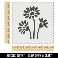 Summer Daisy Trio Wall Cookie DIY Craft Reusable Stencil