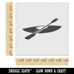 Kayak with Paddle Wall Cookie DIY Craft Reusable Stencil