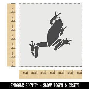 Climbing Tree Frog Wall Cookie DIY Craft Reusable Stencil