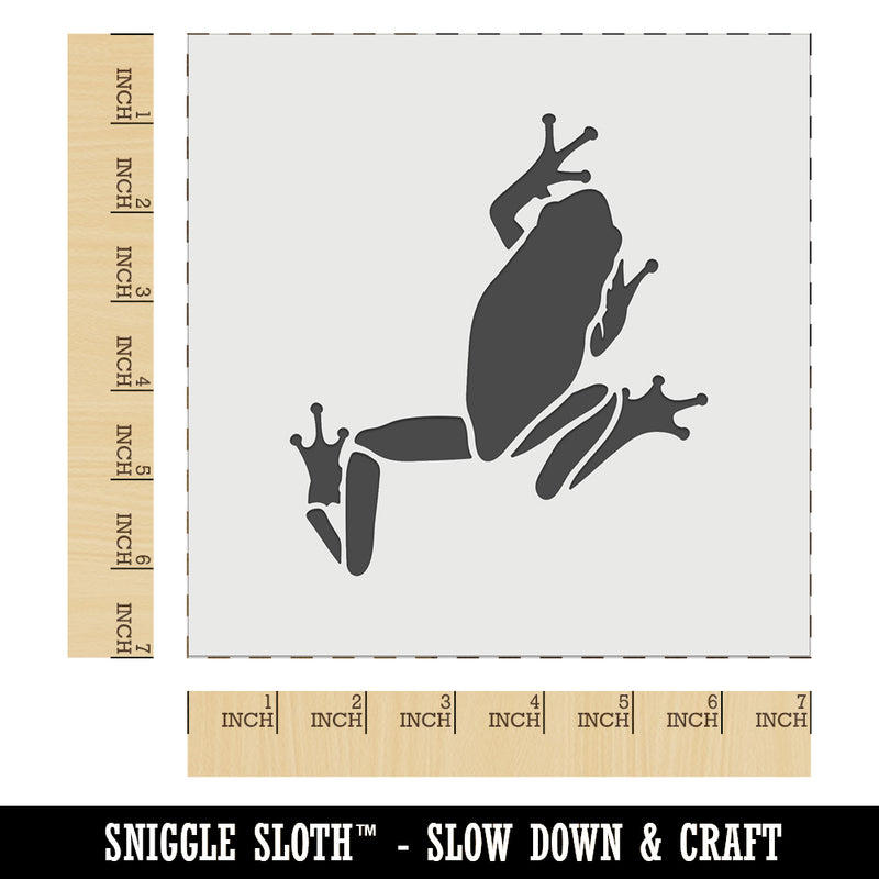 Climbing Tree Frog Wall Cookie DIY Craft Reusable Stencil