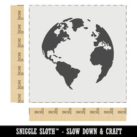 Globe of Earth Wall Cookie DIY Craft Reusable Stencil