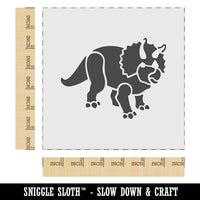 Triceratops Dinosaur Wall Cookie DIY Craft Reusable Stencil