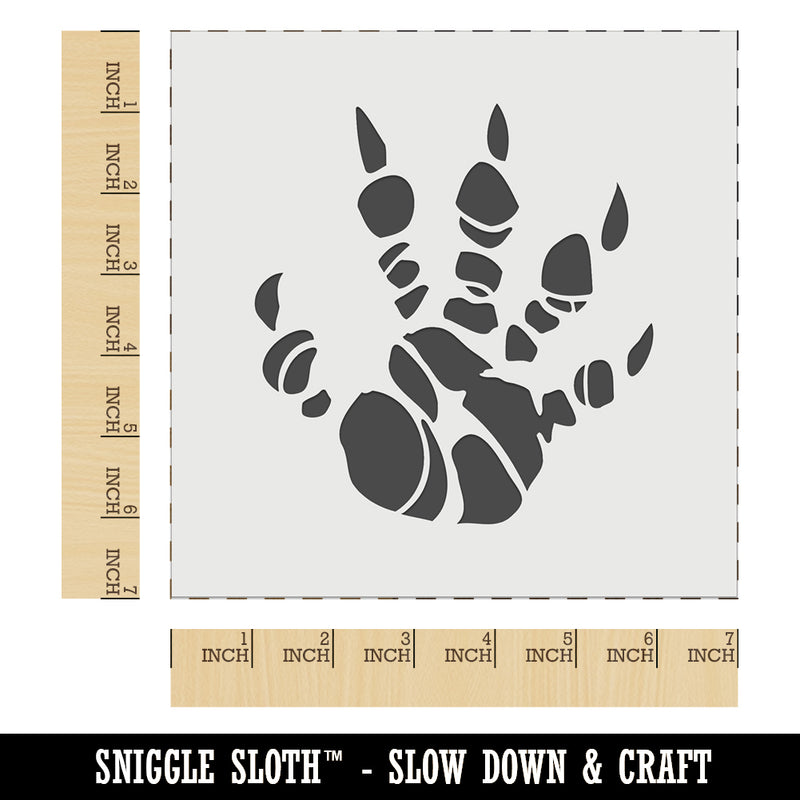 Dragon Claw Footprint Talon Wall Cookie DIY Craft Reusable Stencil