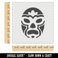 Luchador Mexican Wrestler Mask Lucha Libre Wall Cookie DIY Craft Reusable Stencil