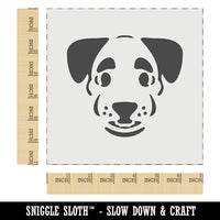 Puppy Dog with Big Eyebrows Wall Cookie DIY Craft Reusable Stencil