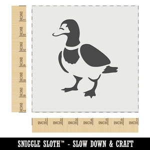 Standing Mallard Duck Wall Cookie DIY Craft Reusable Stencil