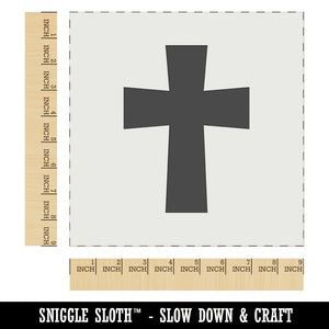 Cross Angled Christian Church Religion Wall Cookie DIY Craft Reusable Stencil