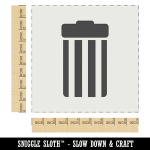 Garbage Trash Can Wall Cookie DIY Craft Reusable Stencil