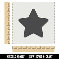 Star Curved Points Wall Cookie DIY Craft Reusable Stencil