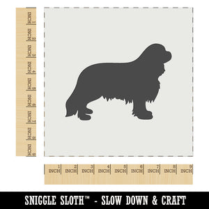 Cavalier King Charles Spaniel Dog Solid Wall Cookie DIY Craft Reusable Stencil