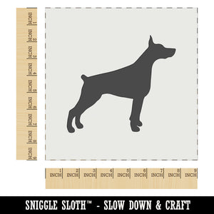 Dobermann Pinscher Dog Solid Wall Cookie DIY Craft Reusable Stencil