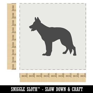 German Shepherd Dog Solid Wall Cookie DIY Craft Reusable Stencil