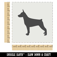 Miniature Pinscher Min Pin Dog Solid Wall Cookie DIY Craft Reusable Stencil