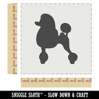 Standard Poodle Dog Solid Wall Cookie DIY Craft Reusable Stencil