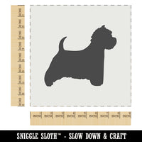 Westie West Highland White Terrier Dog Solid Wall Cookie DIY Craft Reusable Stencil