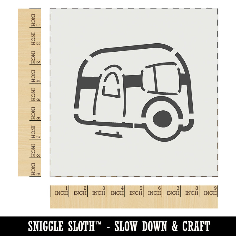 Camper Doodle Wall Cookie DIY Craft Reusable Stencil