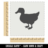 Duck Standing Mallard Solid Wall Cookie DIY Craft Reusable Stencil