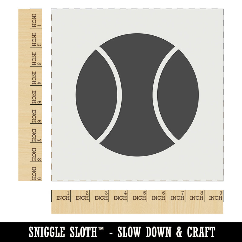 Tennis Ball Wall Cookie DIY Craft Reusable Stencil