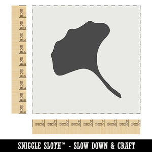 Ginkgo Leaf Solid Wall Cookie DIY Craft Reusable Stencil