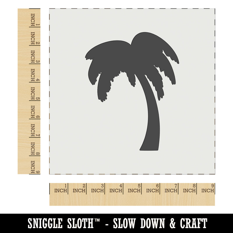 Palm Tree Tropical Solid Wall Cookie DIY Craft Reusable Stencil