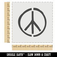 Peace Sign Sketch Wall Cookie DIY Craft Reusable Stencil
