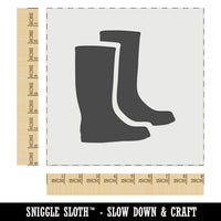 Rain Boots Solid Wall Cookie DIY Craft Reusable Stencil