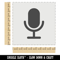 Podcast Broadcast Microphone Wall Cookie DIY Craft Reusable Stencil