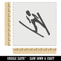 Ski Jumping Jumper Wall Cookie DIY Craft Reusable Stencil