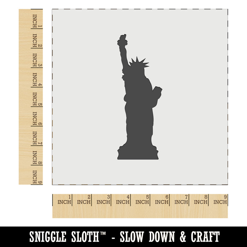 Statue of Liberty Solid Wall Cookie DIY Craft Reusable Stencil