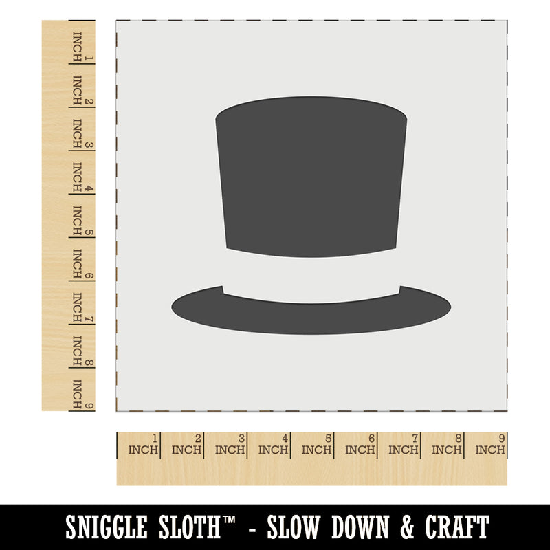 Top Hat Wall Cookie DIY Craft Reusable Stencil