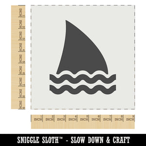 Shark Fin in Water Wall Cookie DIY Craft Reusable Stencil