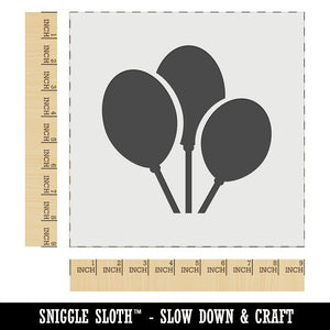 Birthday Balloons Trio Wall Cookie DIY Craft Reusable Stencil