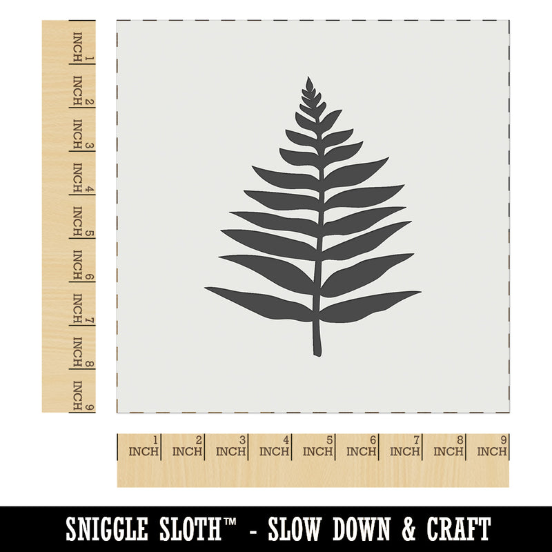 Fern Leaf Wall Cookie DIY Craft Reusable Stencil