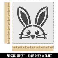 Peeking Bunny Rabbit Wall Cookie DIY Craft Reusable Stencil