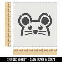 Peeking Mouse Wall Cookie DIY Craft Reusable Stencil