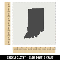 Indiana State Silhouette Wall Cookie DIY Craft Reusable Stencil